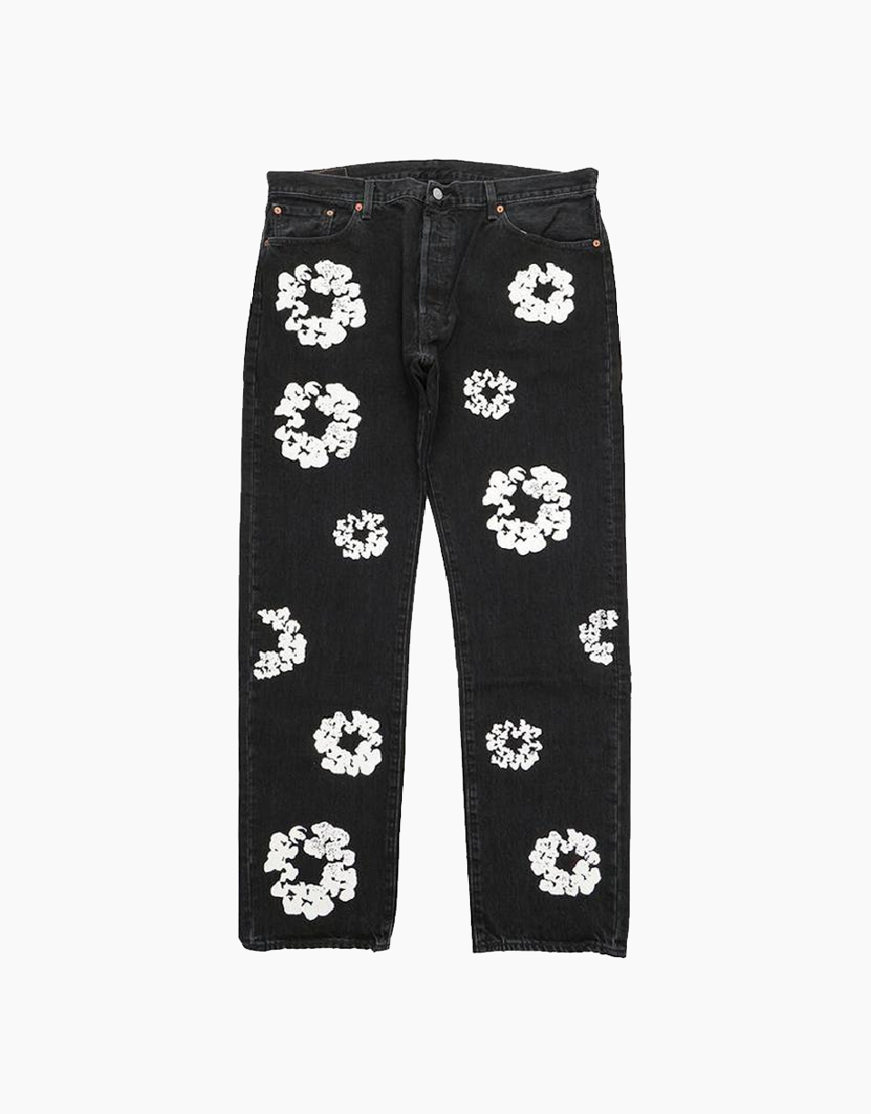 Denim Tears x Levi's Cotton Wreath Jeans Black