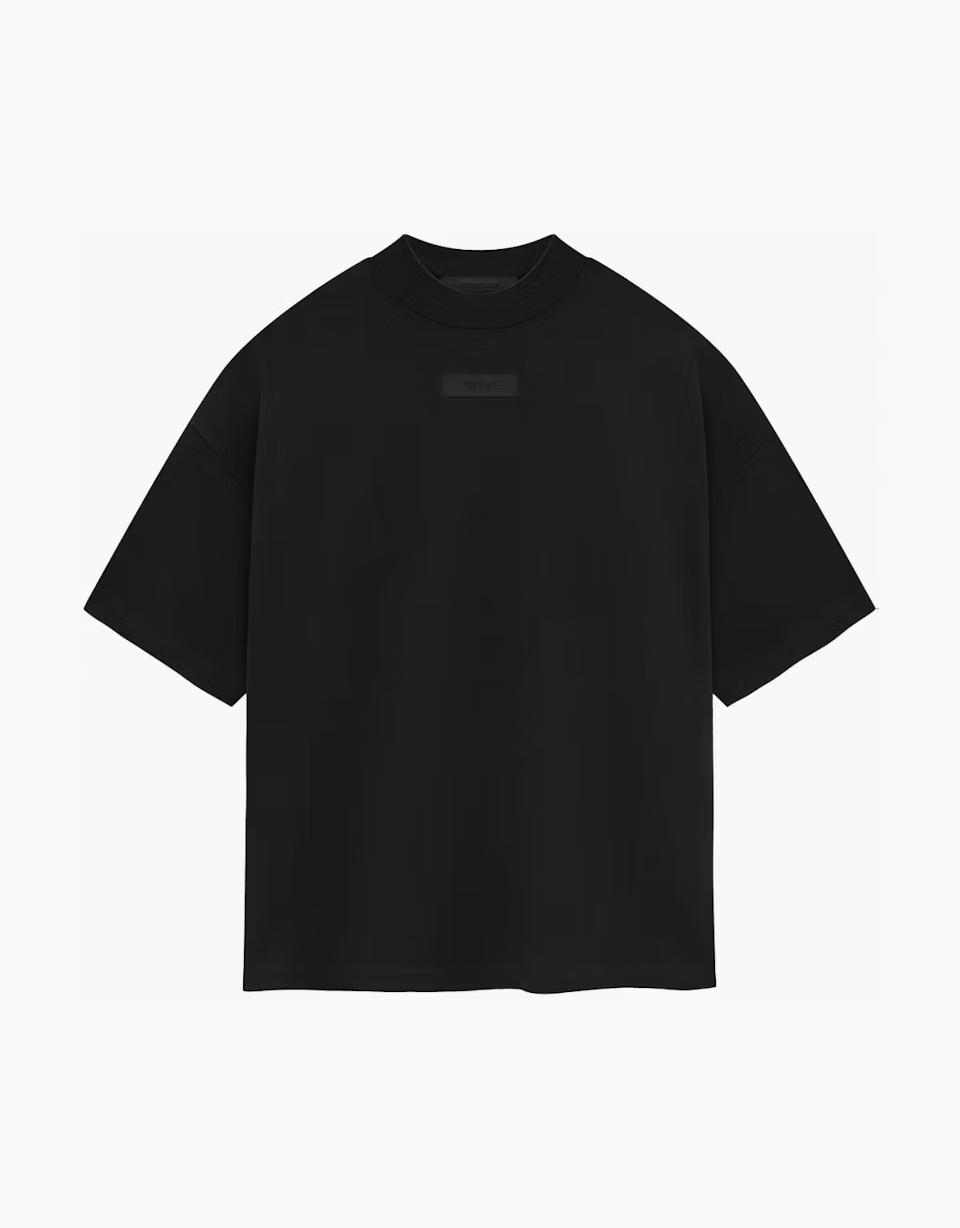 Fear of God Essentials Camiseta Cuello Redondo Jet Negro