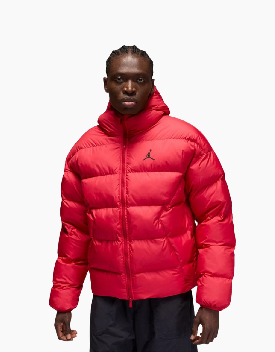 Air Jordan Brooklyn Therma-FIT Puffer Jacket Gym Red