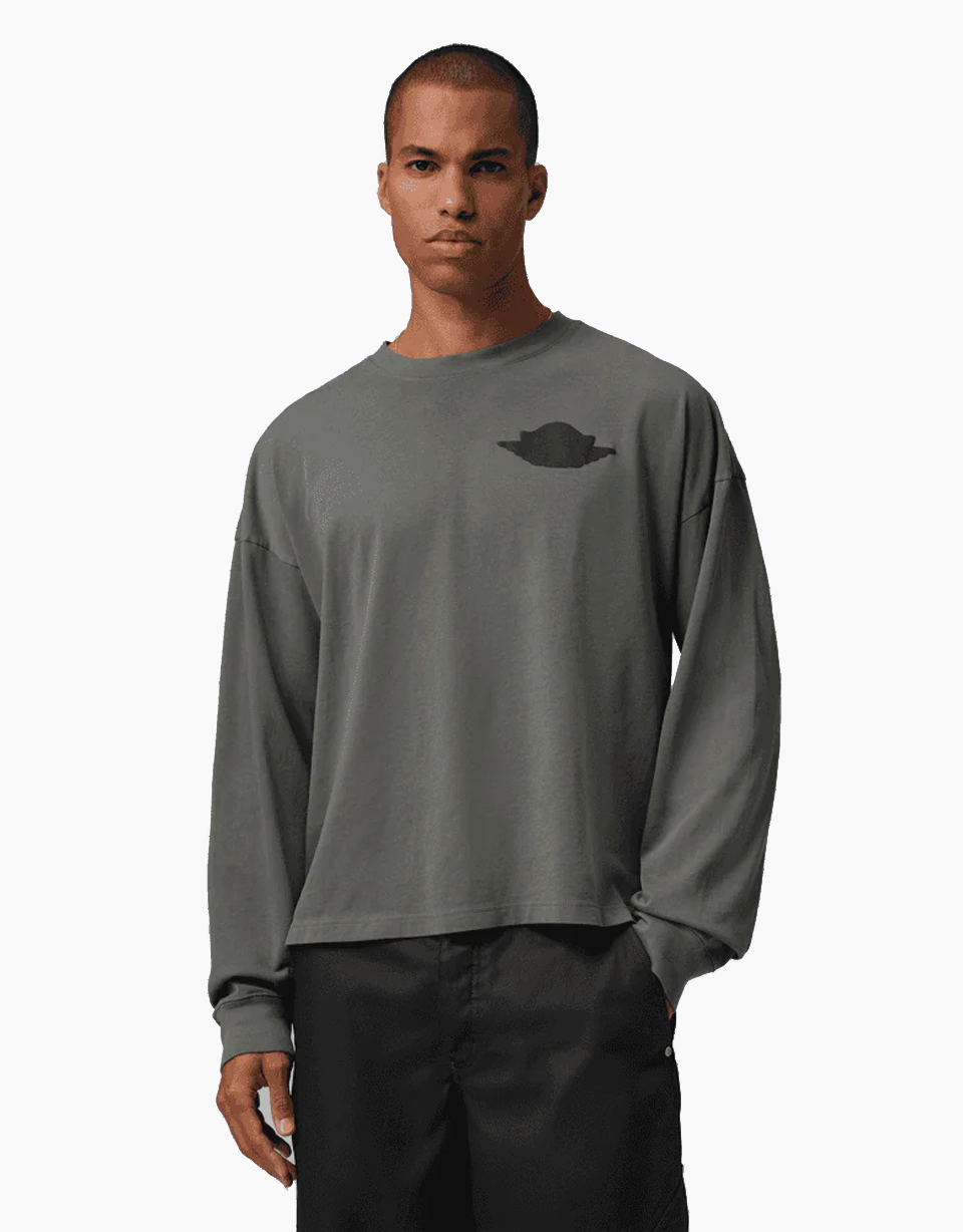 Jordan Wings Long Sleeve T-Shirt 'River Rock'