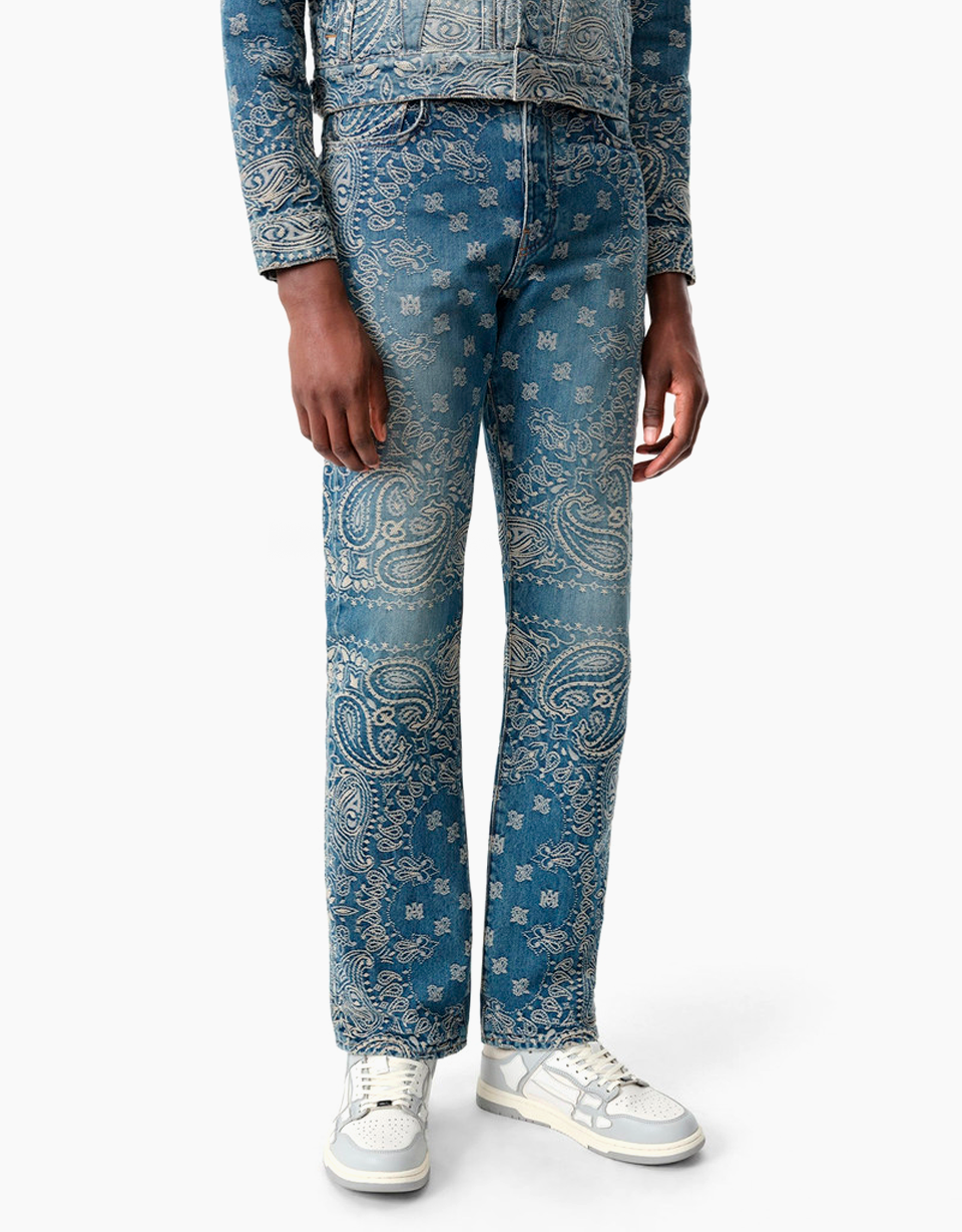 Amiri BANDANA JACQUARD STRAIGHT